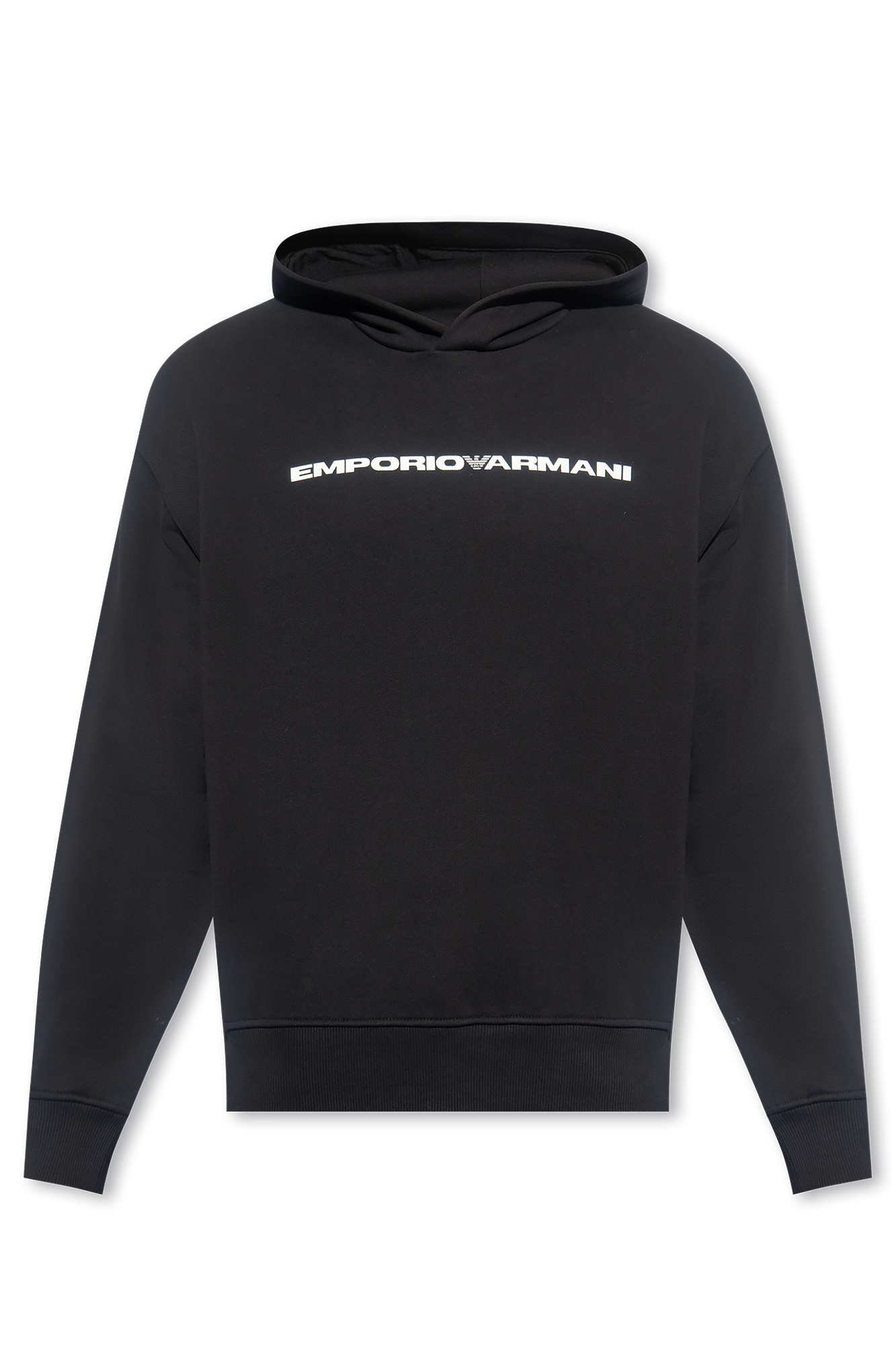 Emporio Armani Hoodie with logo Men s Clothing Vitkac